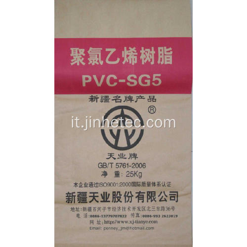 Tianye PVC-SG5 per la finestra PVC